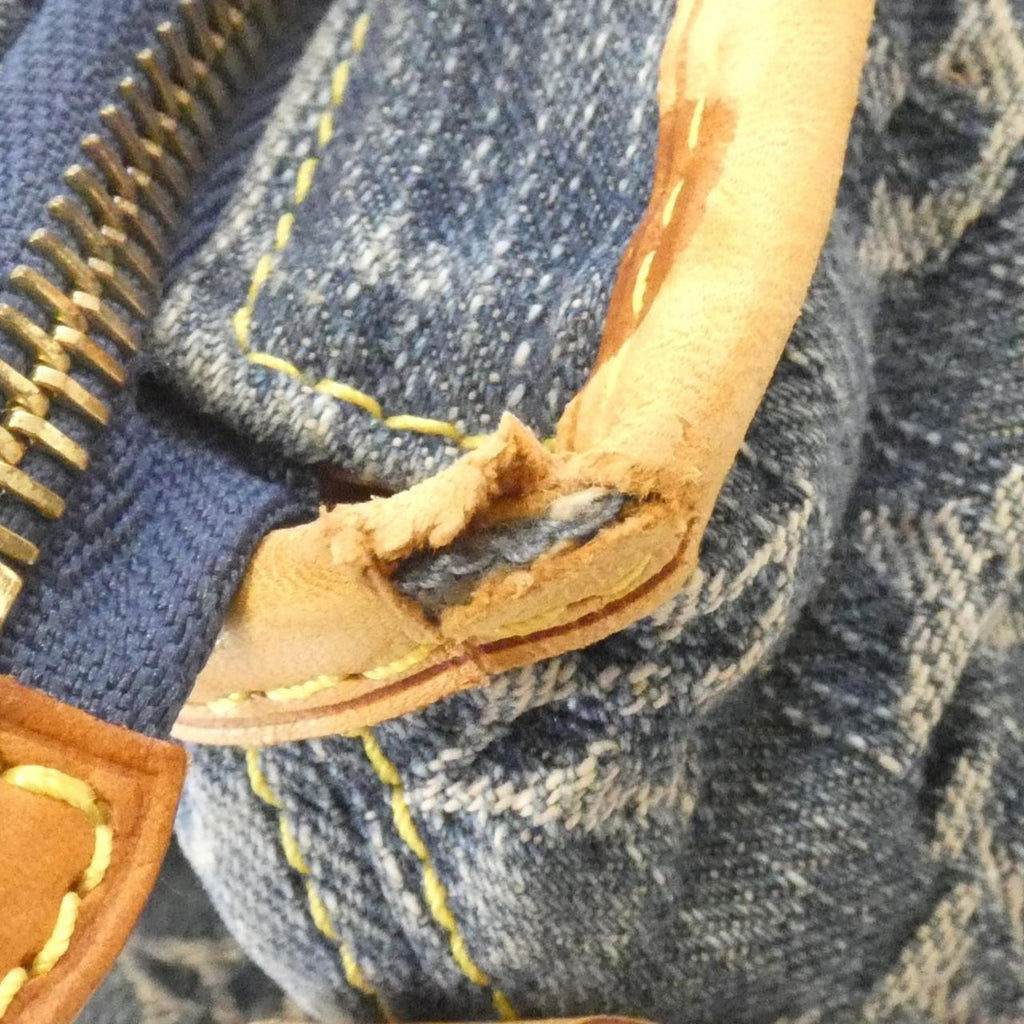 Louis Vuitton Blue Denim Handbag