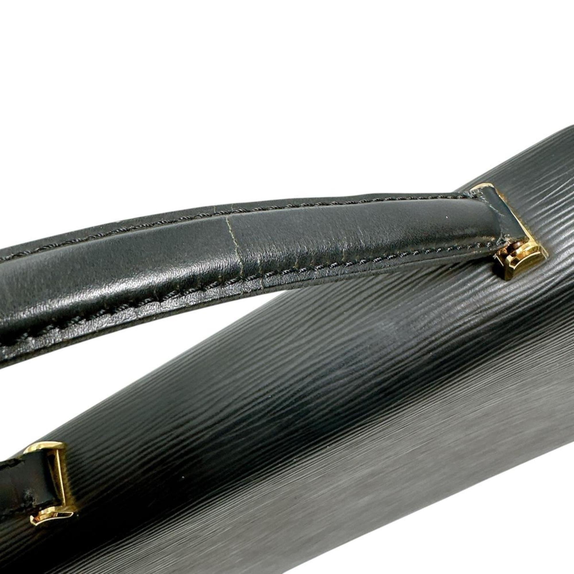 Louis Vuitton Black Epi Leather Handbag