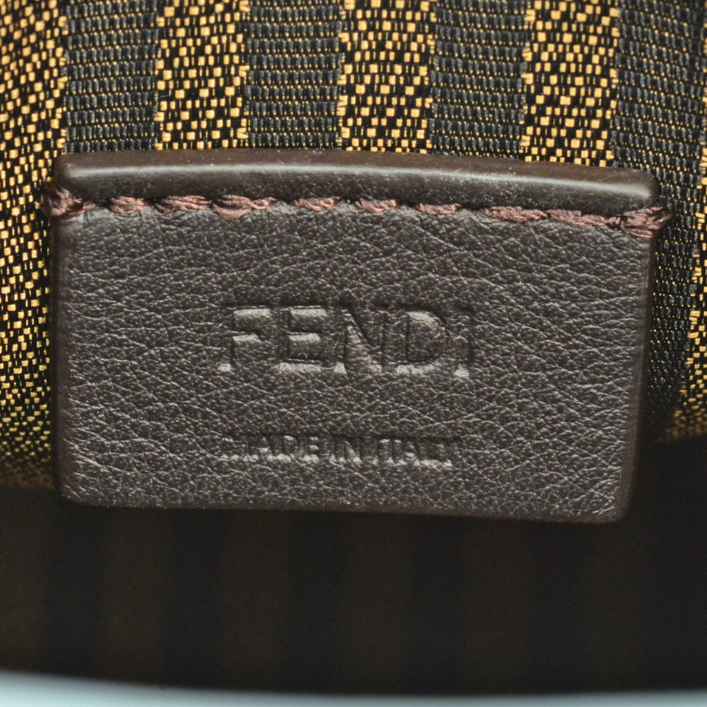 Fendi Blue Leather Handbag Shoulder Bag