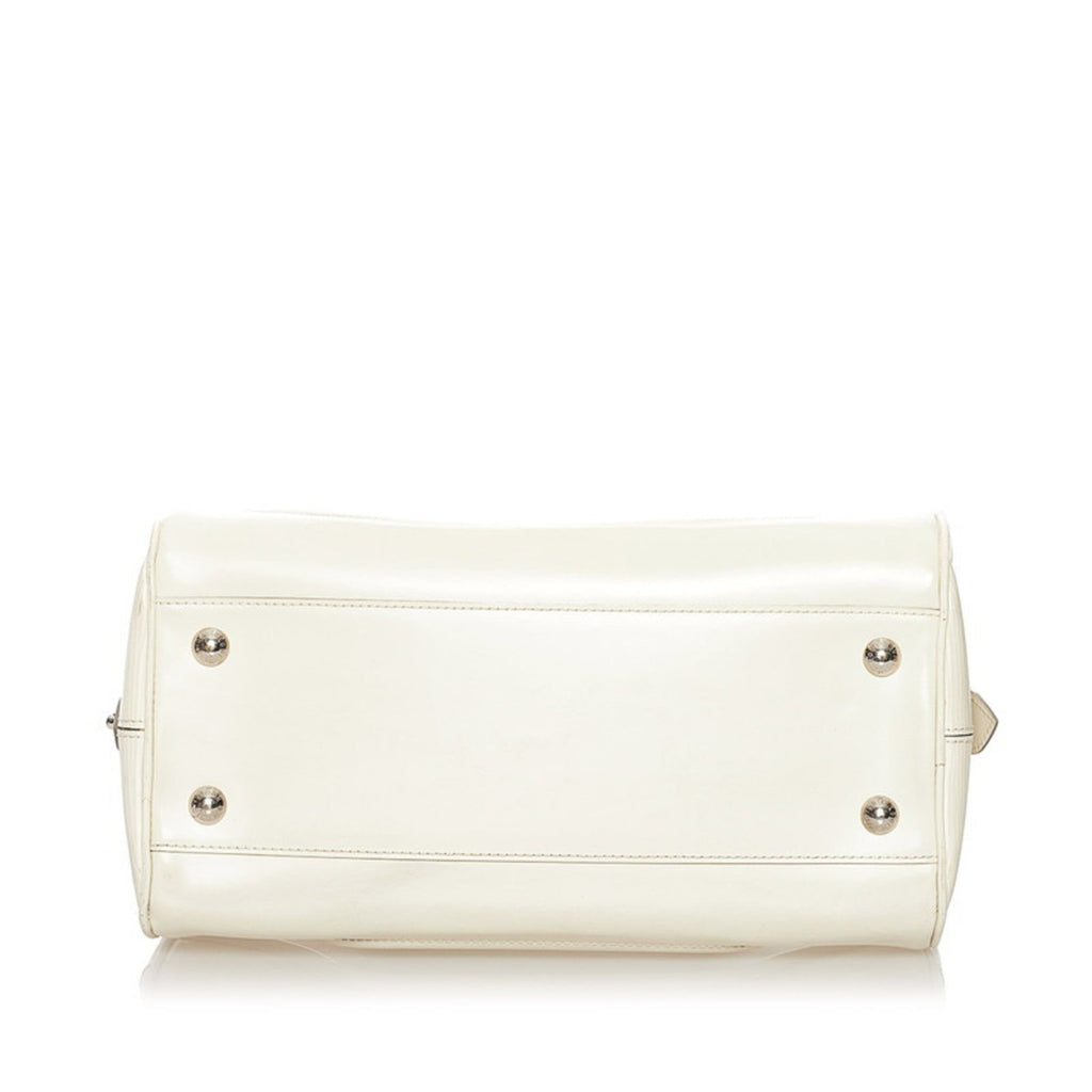Louis Vuitton Epi Montaigne PM Handbag M5932J White Leather Ladies LOUIS VUITTON