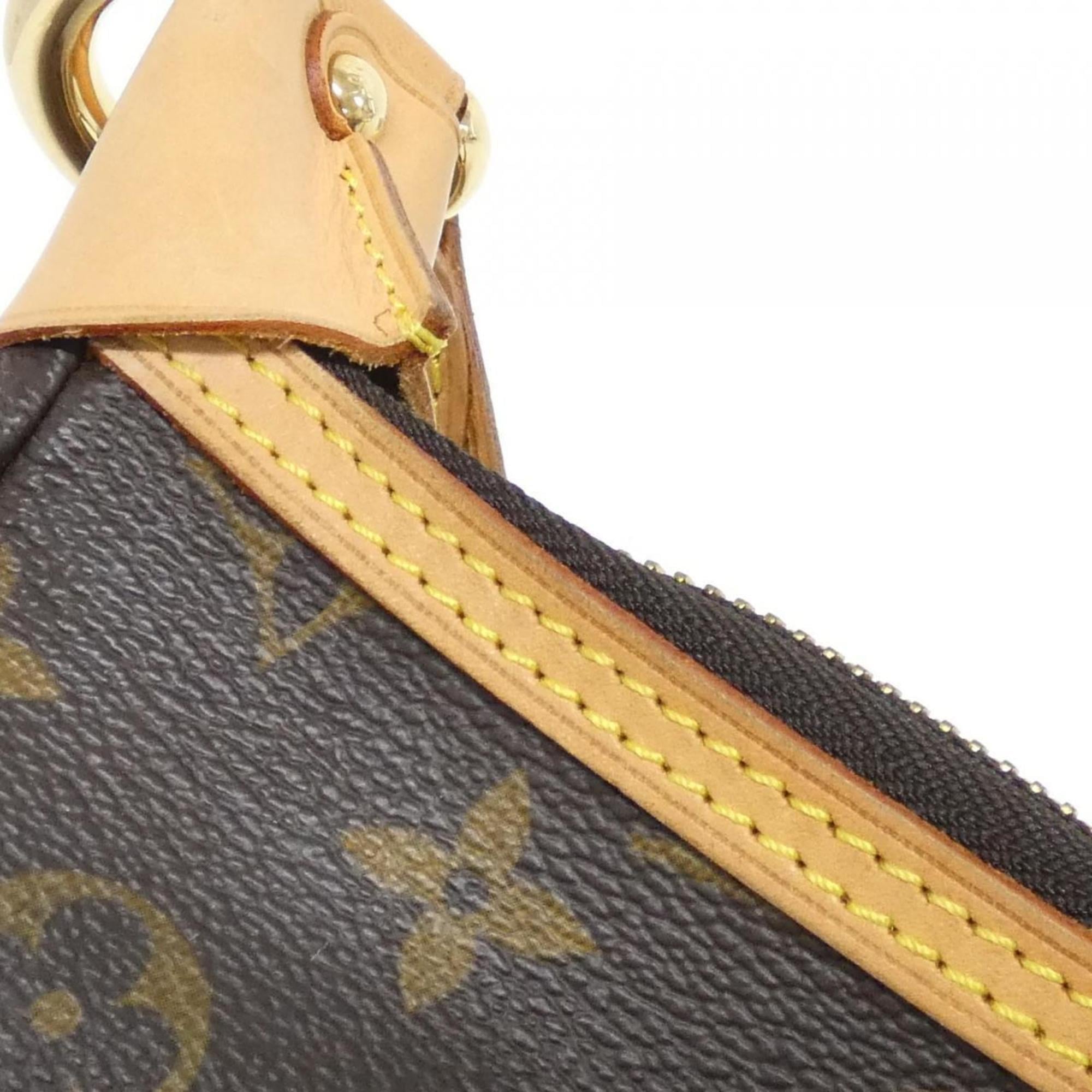 Louis Vuitton Marron Coated Canvas Shoulder Bag