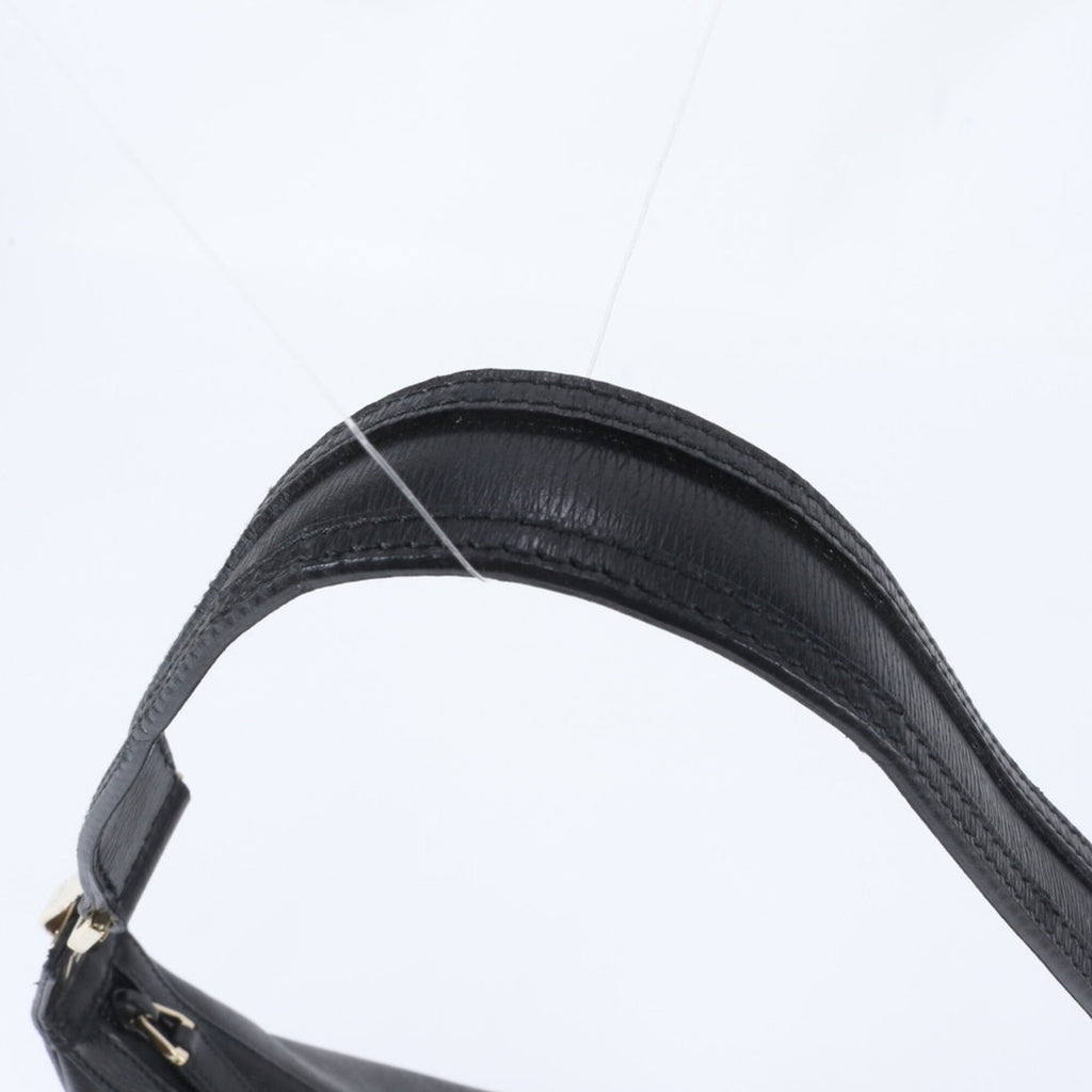 Gucci Black Leather Handbag Shoulder Bag (Pre-Owned)