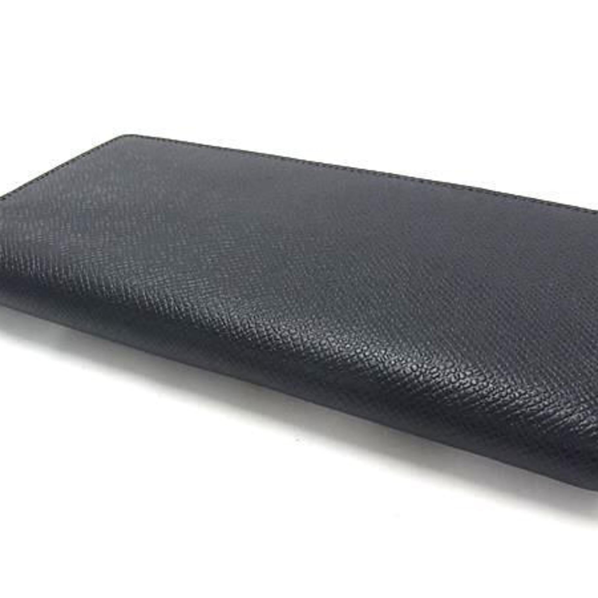 Louis Vuitton Ardoise Black Taiga Leather Long Wallet