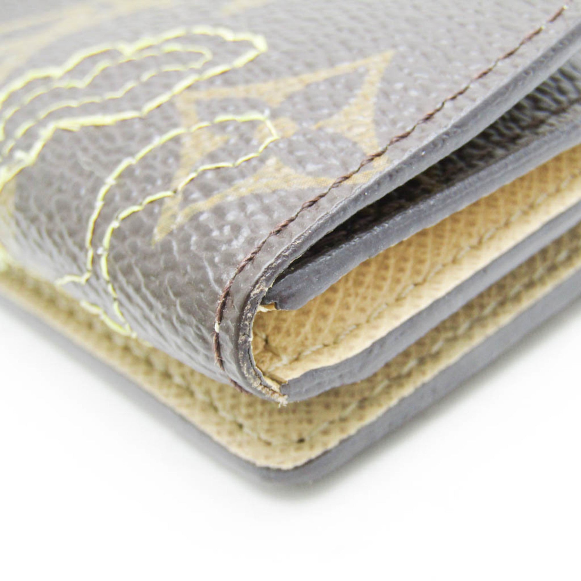 Louis Vuitton Monogram Dentelle Gold Brown Monogram Coin Purse/Coin Case