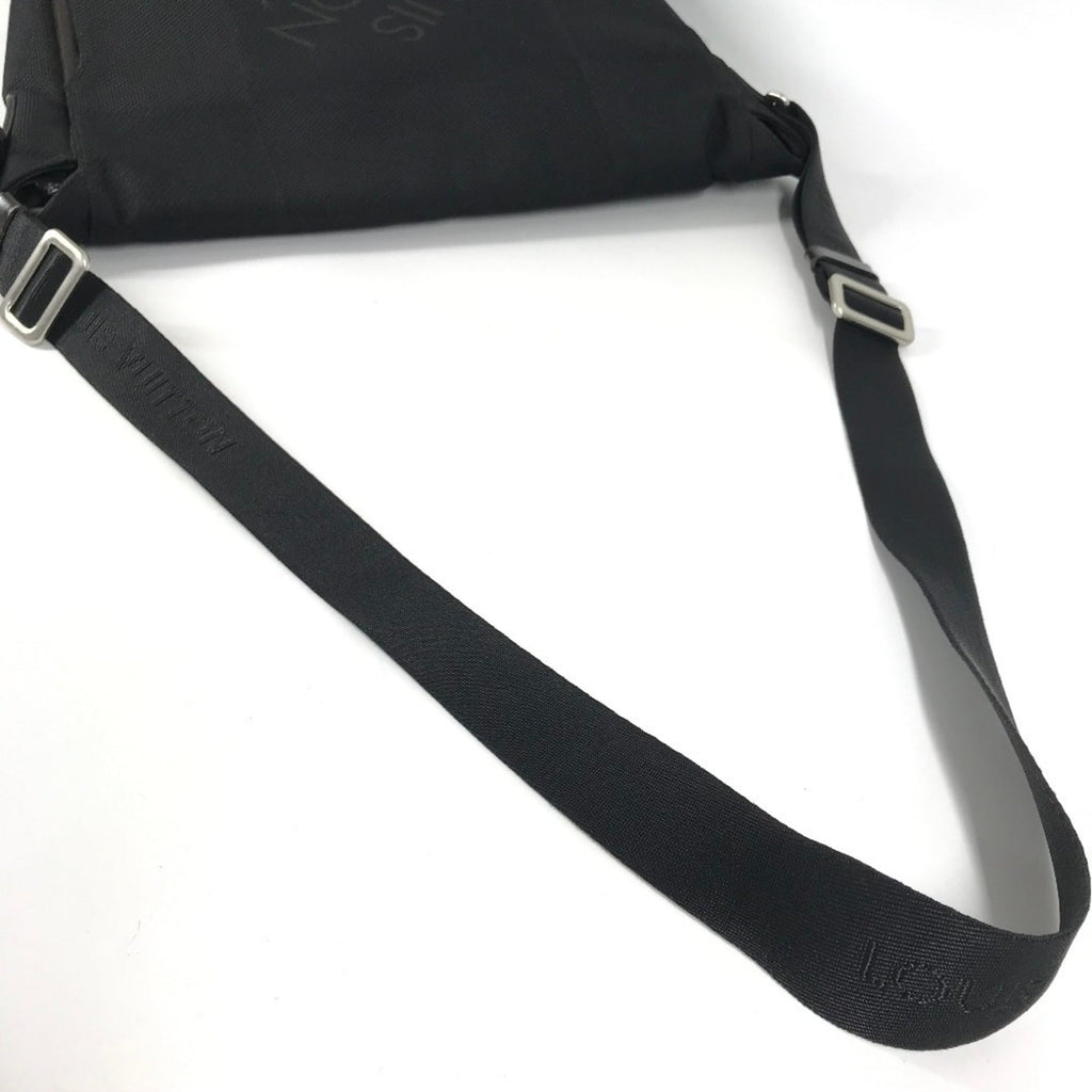 Louis Vuitton Black Noir Damier Geant Messenger Bag Shoulder Bag