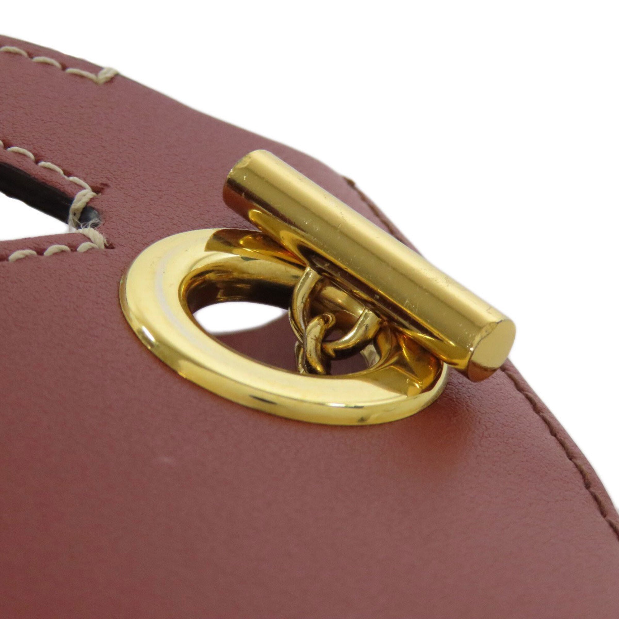 Chloé Brown Red Brown Leather Shoulder Bag (Pre-Owned)