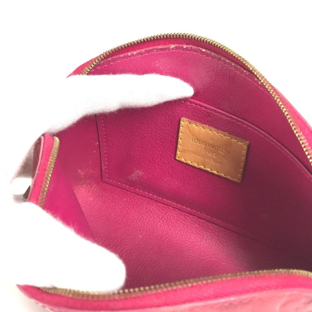 Louis Vuitton Pink Monogram Vernis Pochette Pouch