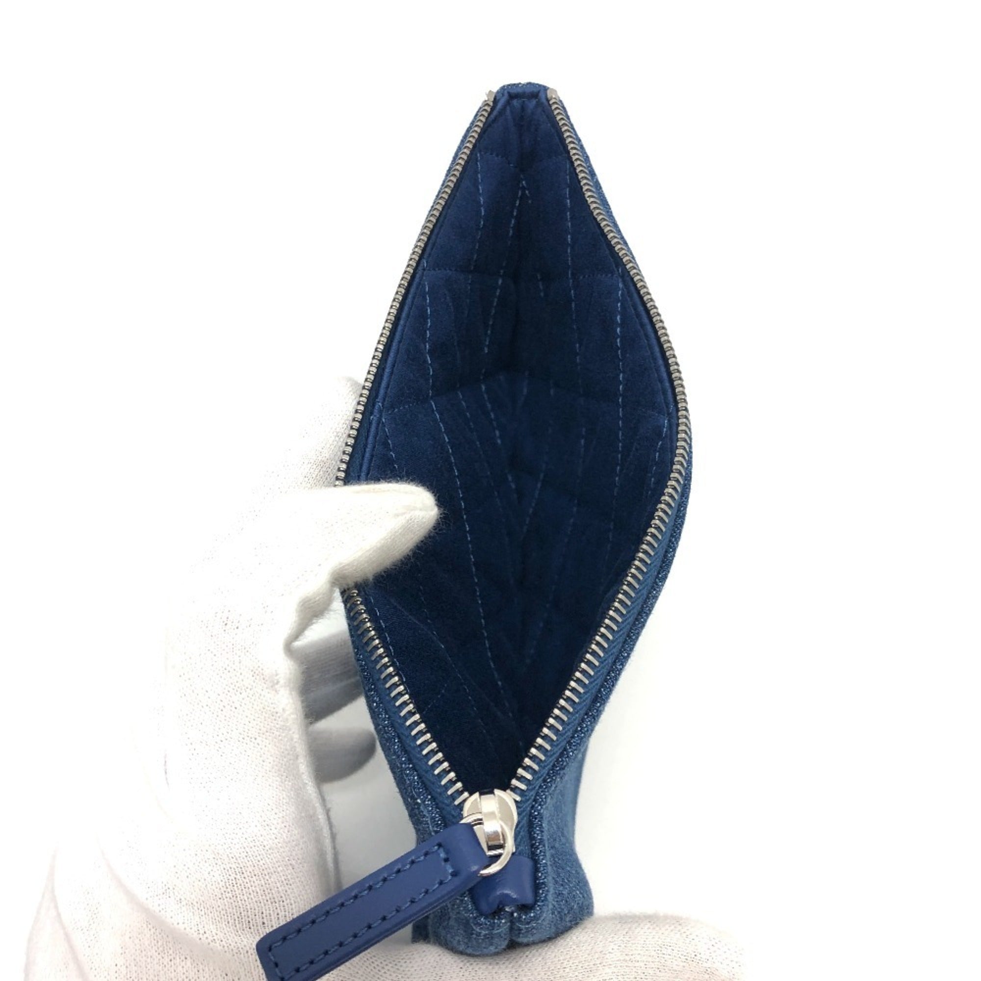 Chanel Blue Denim Shoulder Bag