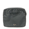 Prada Black Cloth Clutch Bag