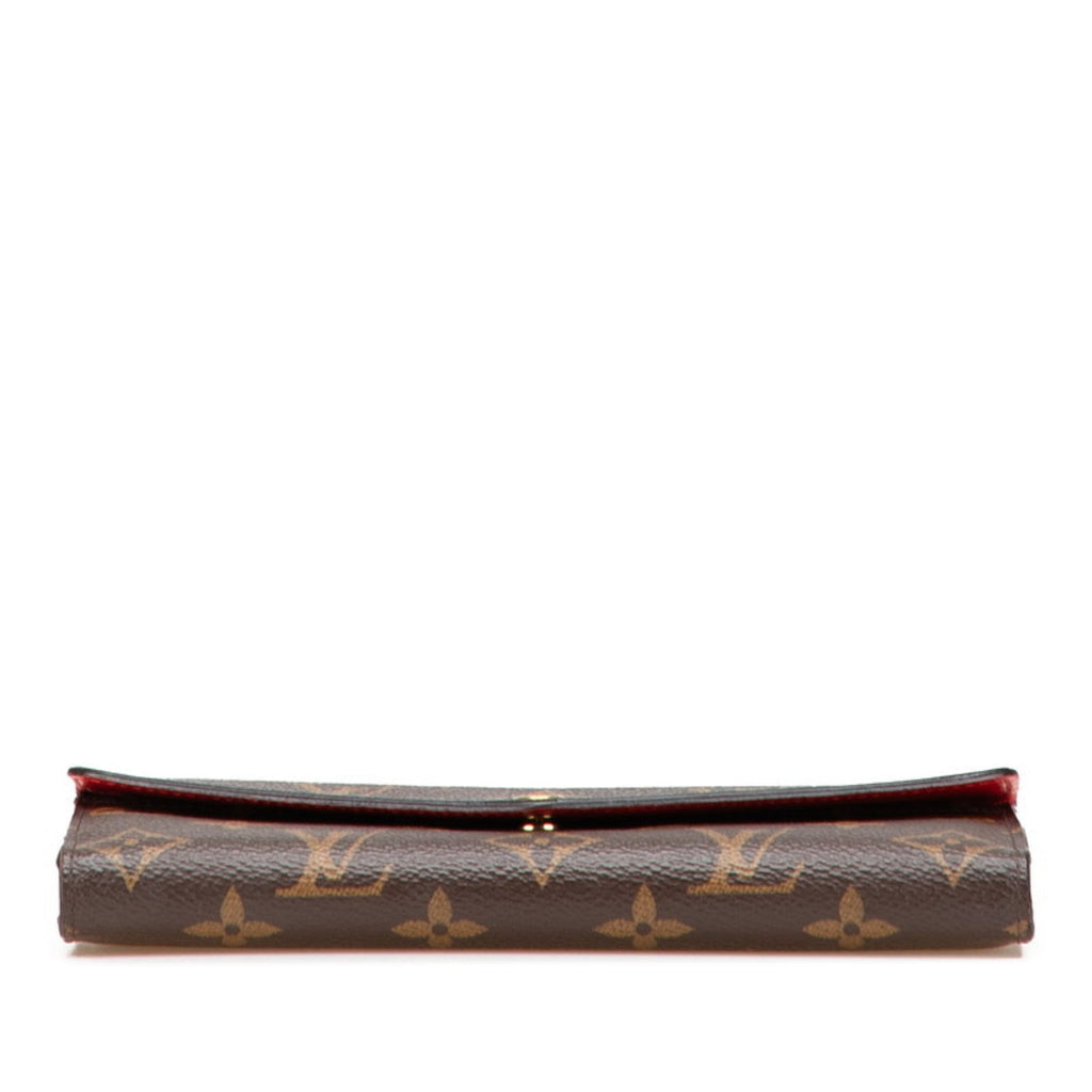 Louis Vuitton Monogram Brown Pvc Leather Long Wallet