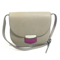 Celine Gray Leather Shoulder Bag