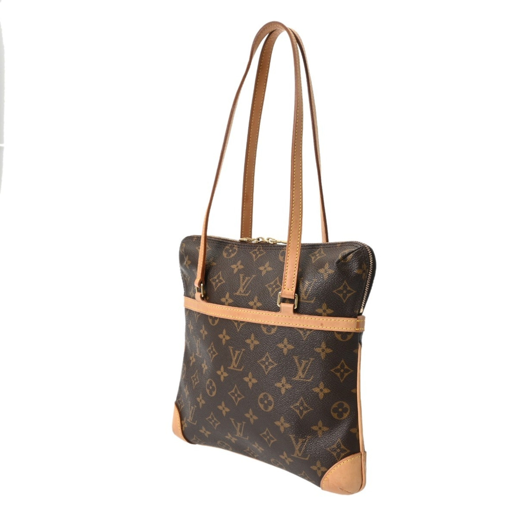 Louis Vuitton Brown Monogram Canvas Shoulder Bag