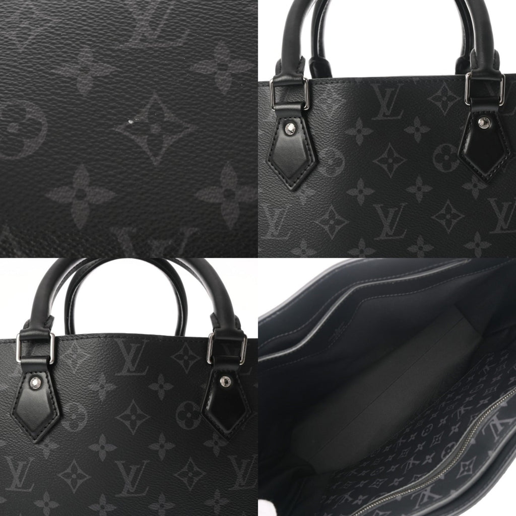 Louis Vuitton Black Gray Monogram Eclipse Monogram Eclipse Tote Bag