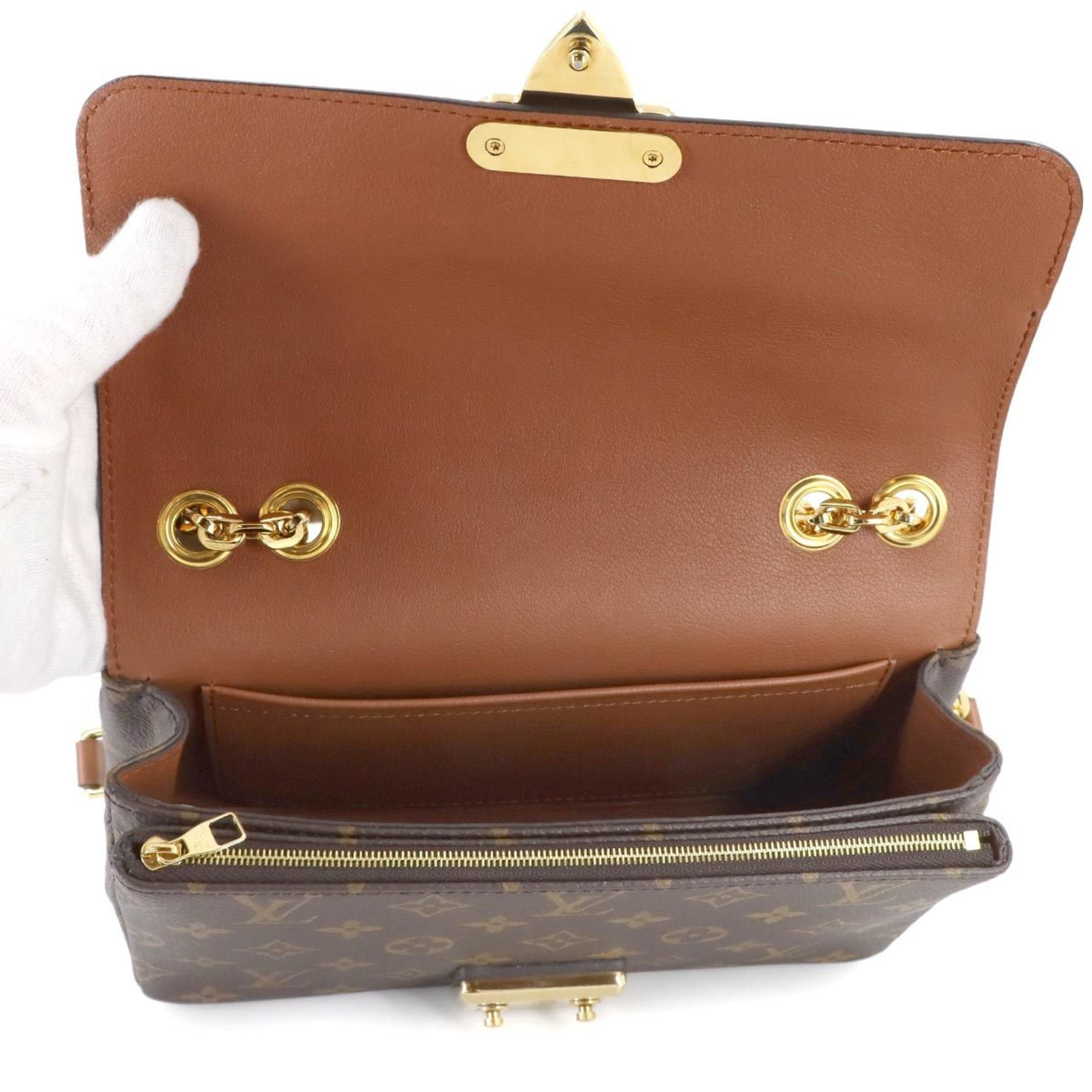 Louis Vuitton Caramel Monogram Monogram Canvas Leather Shoulder Bag