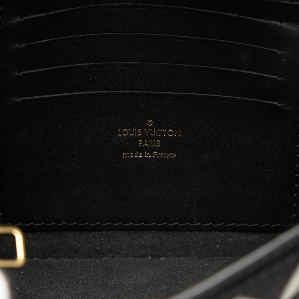 Louis Vuitton Monogram Black Monogram Noir Leather Shoulder Bag