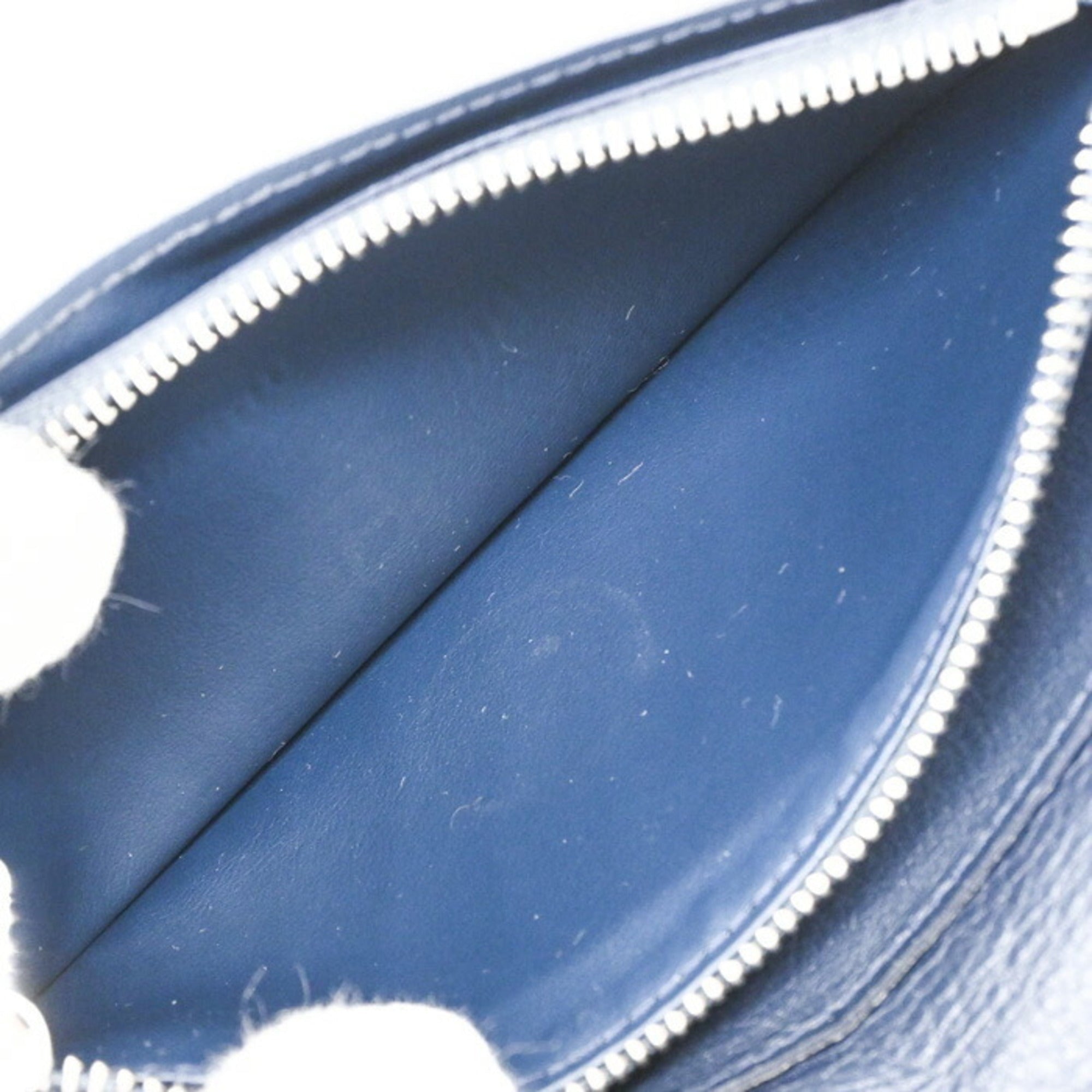 Louis Vuitton Navy Leather Long Wallet