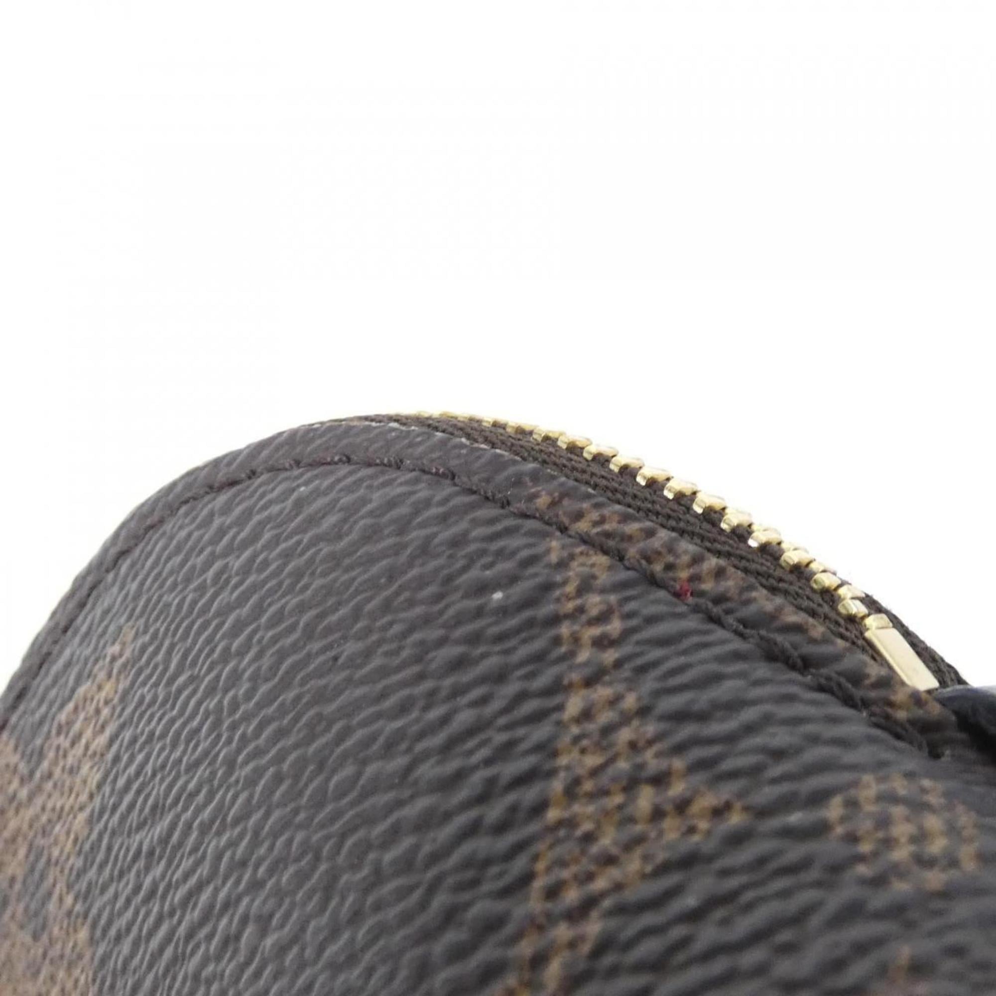 Louis Vuitton Marron Coated Canvas Pouch