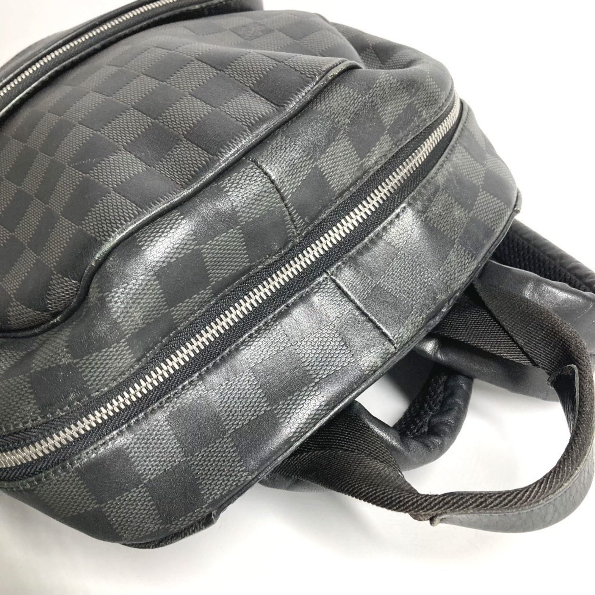 Louis Vuitton Black Damier Infini Leather Backpack
