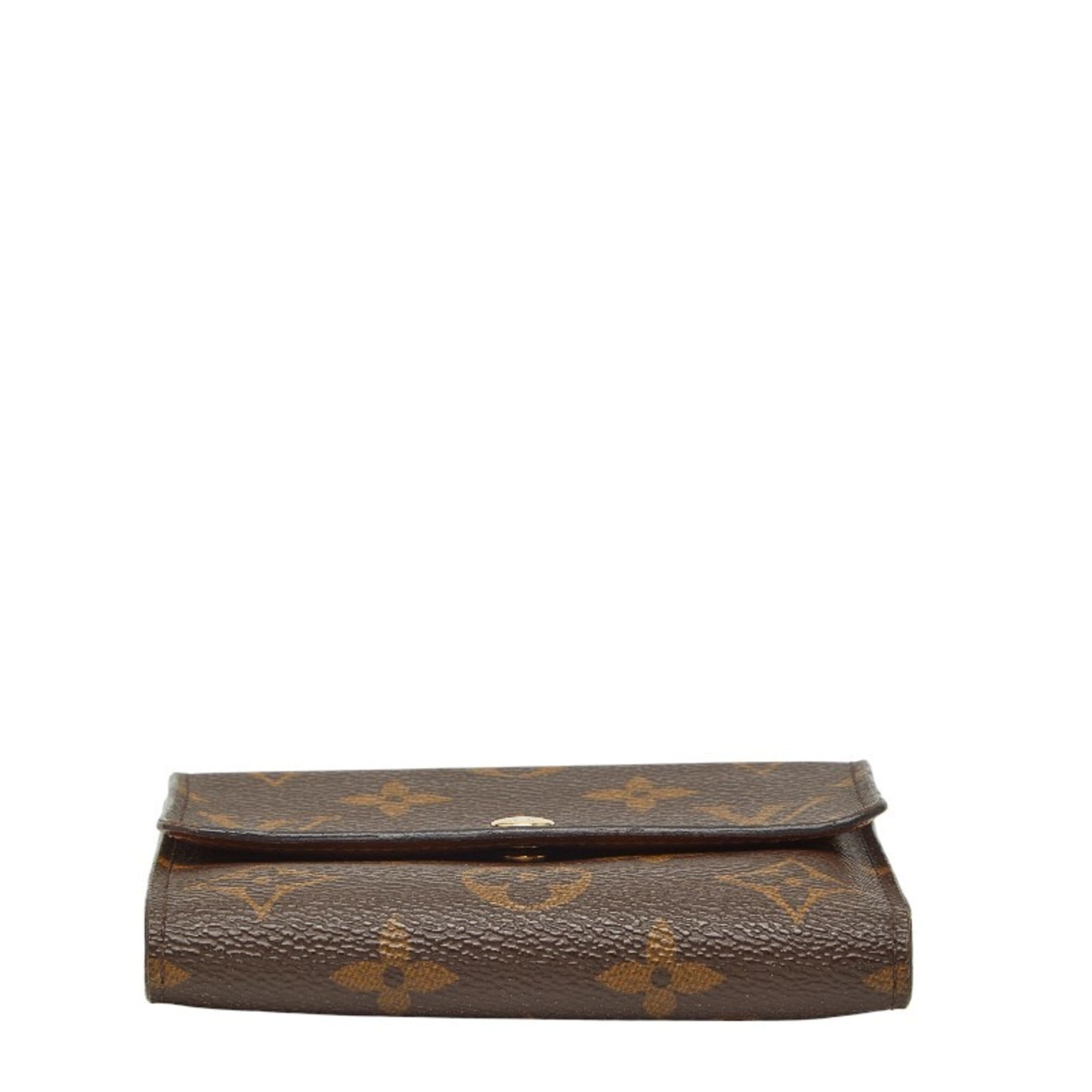 Louis Vuitton Brown Pvc Wallet (Tri-Fold)