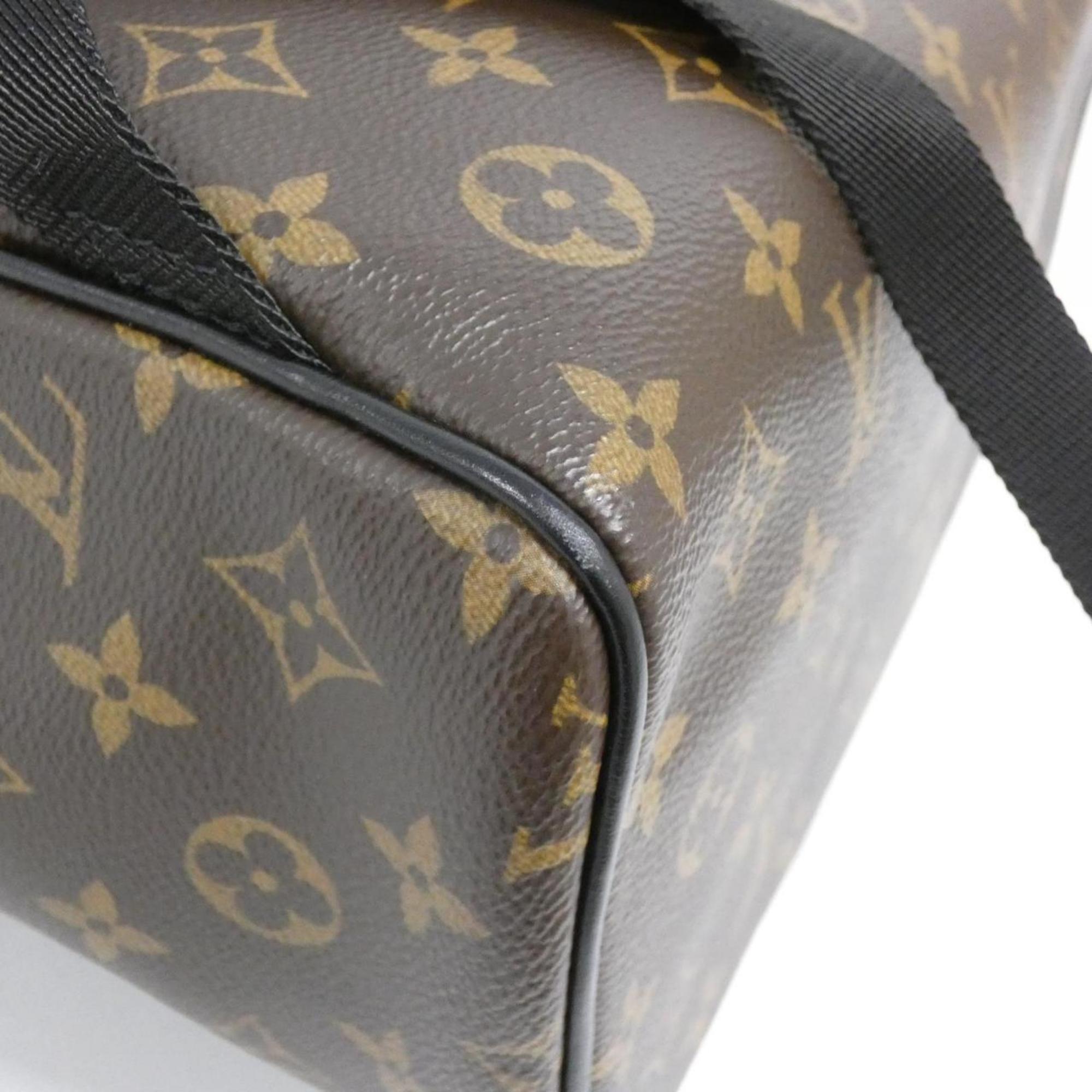 Louis Vuitton Brown Coated Canvas Backpack