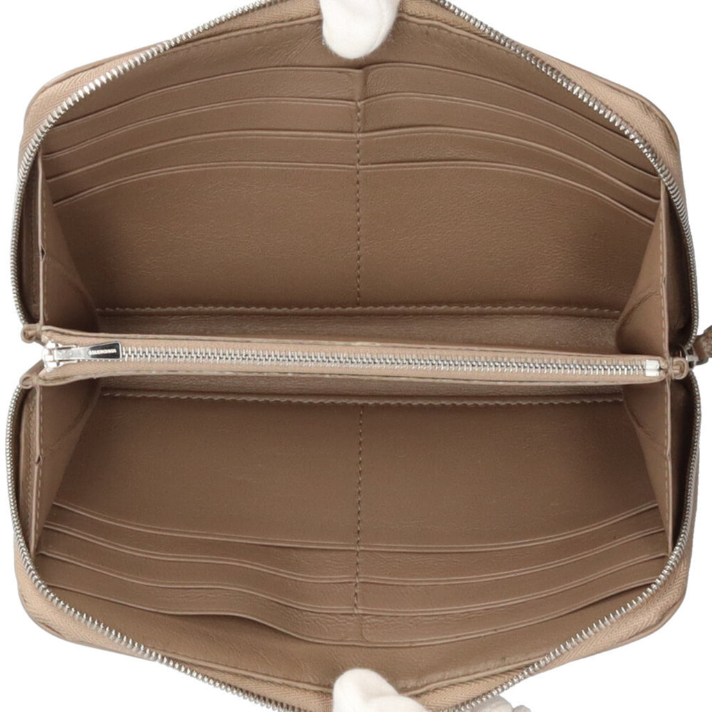 Balenciaga Grayish Leather Coin Purse/Coin Case