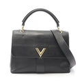 Louis Vuitton Black Leather Handbag