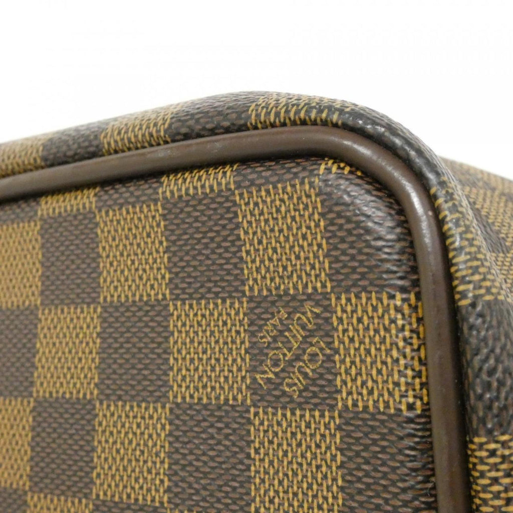 Louis Vuitton Damier Ebene Coated Canvas Boston Bag