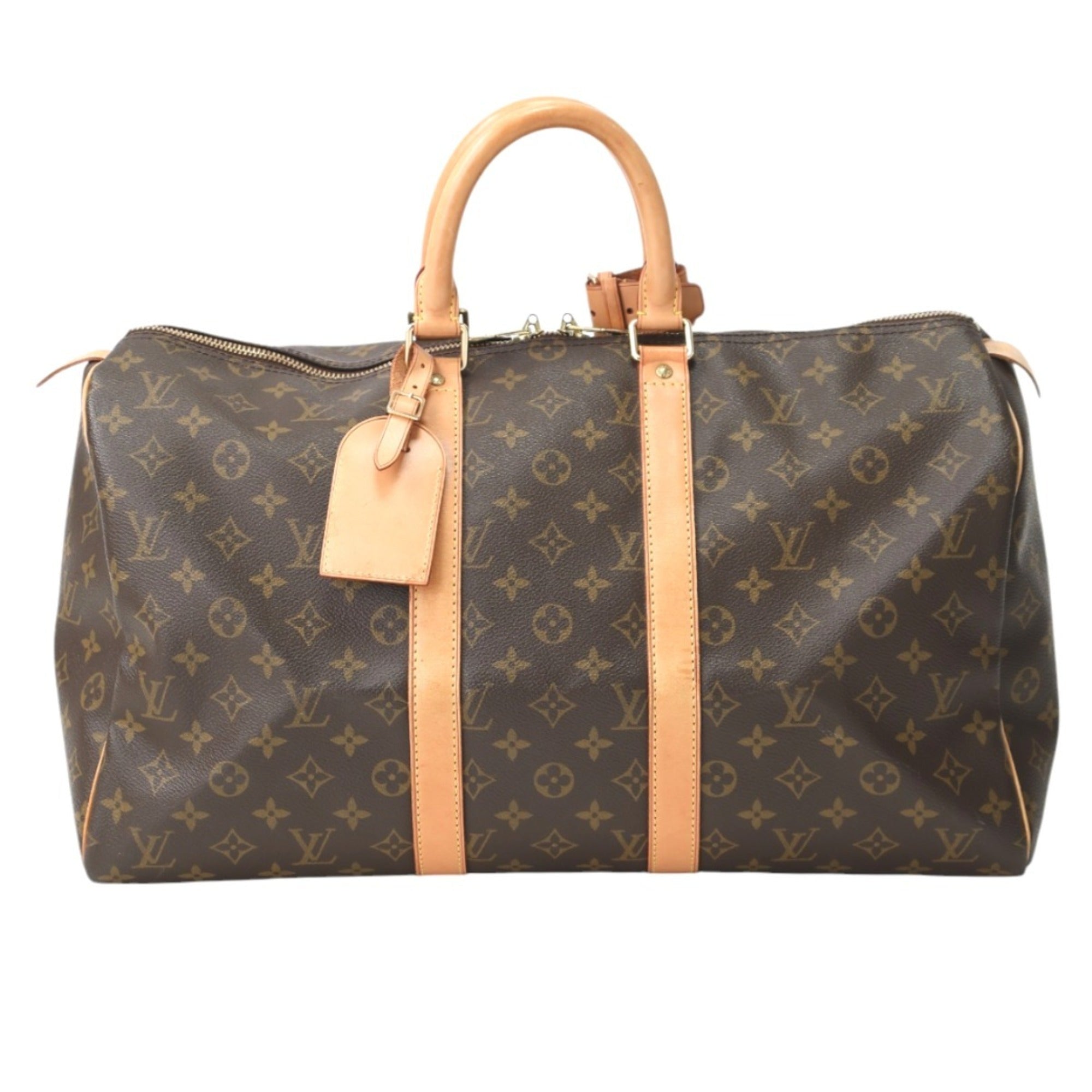 Louis Vuitton Brown Monogram Boston Bag