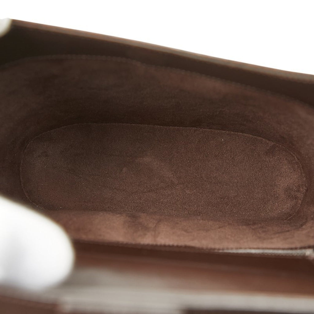 Louis Vuitton Brown Moka Leather Handbag Shoulder Bag