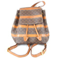 Celine Brown Pvc Leather Backpack