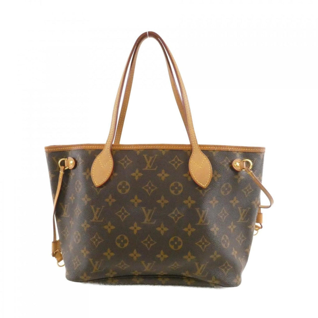 Louis Vuitton Fuchsia Marron Coated Canvas Handbag