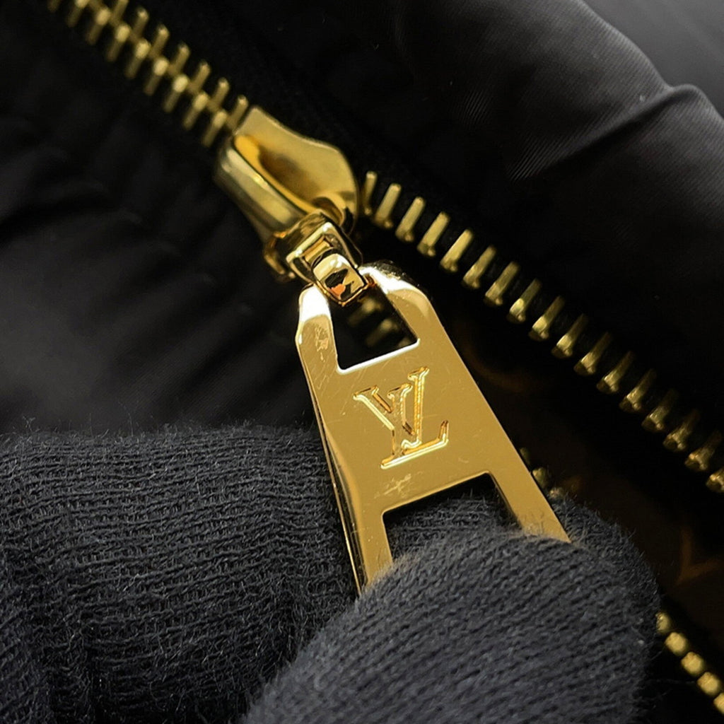 Louis Vuitton Noir Nylon Monogram Backpack