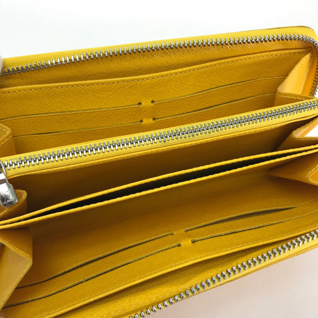 Louis Vuitton Yellow Leather Long Wallet