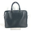 Louis Vuitton Black Noir Epi Leather Briefcase Tote Bag