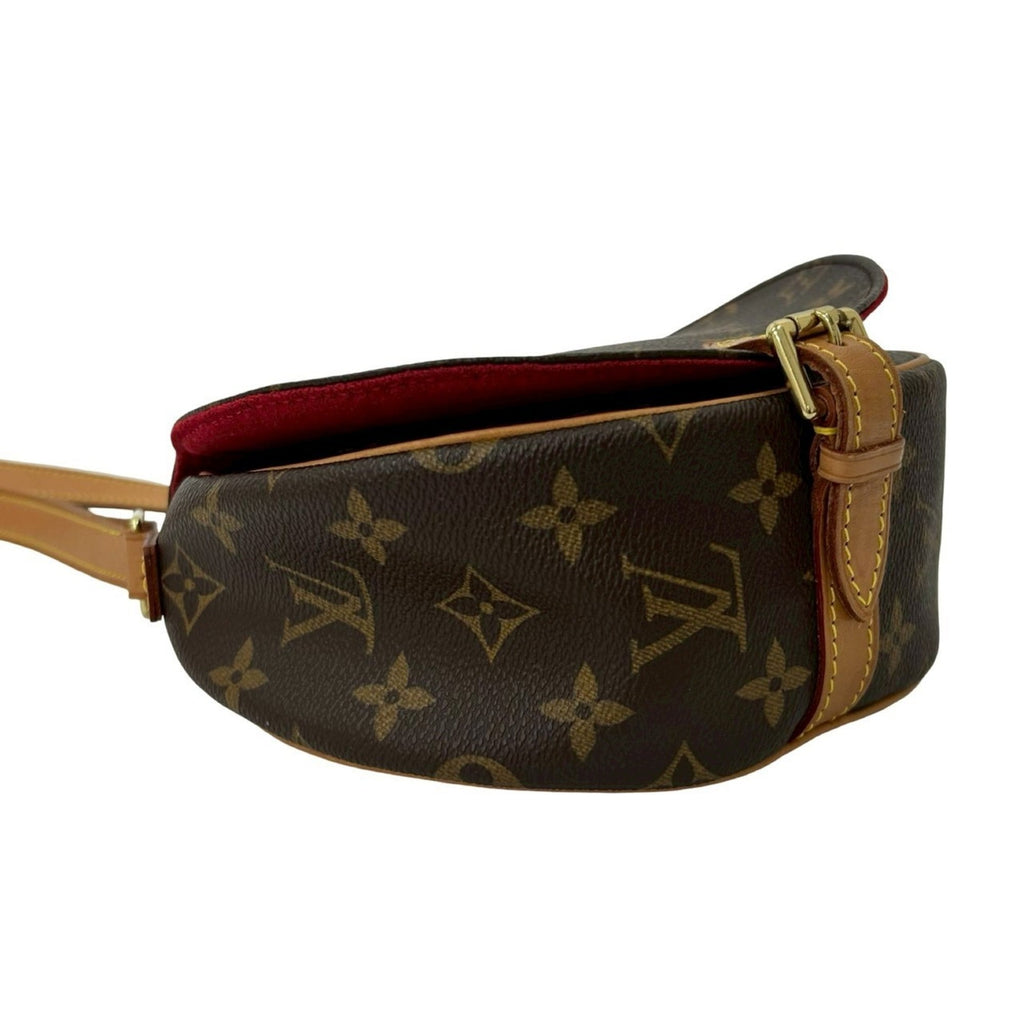 Louis Vuitton Brown Leather Pvc Pochette Shoulder Bag