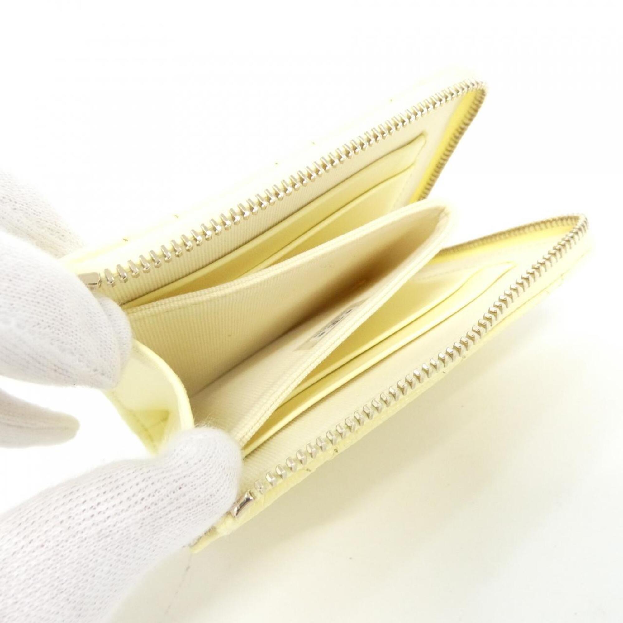 Chanel Yellow Grained Calfskin