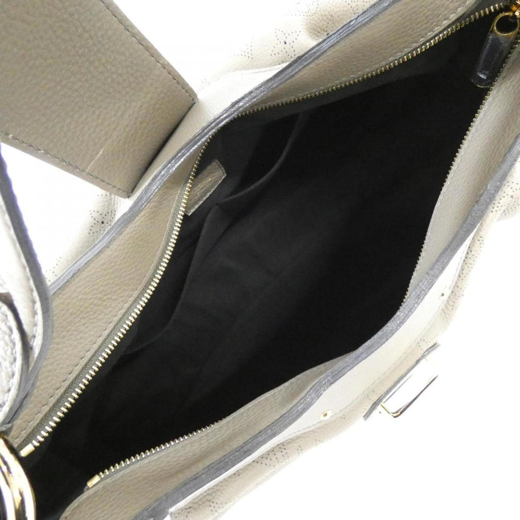Louis Vuitton Mahina Taupe Leather Shoulder Bag
