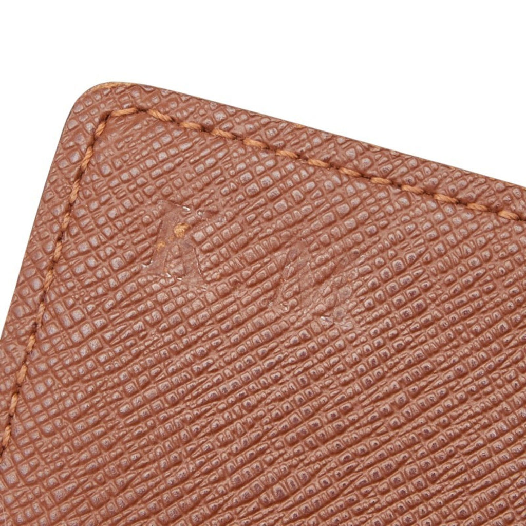 Louis Vuitton Monogram Brown Leather Pvc Wallet