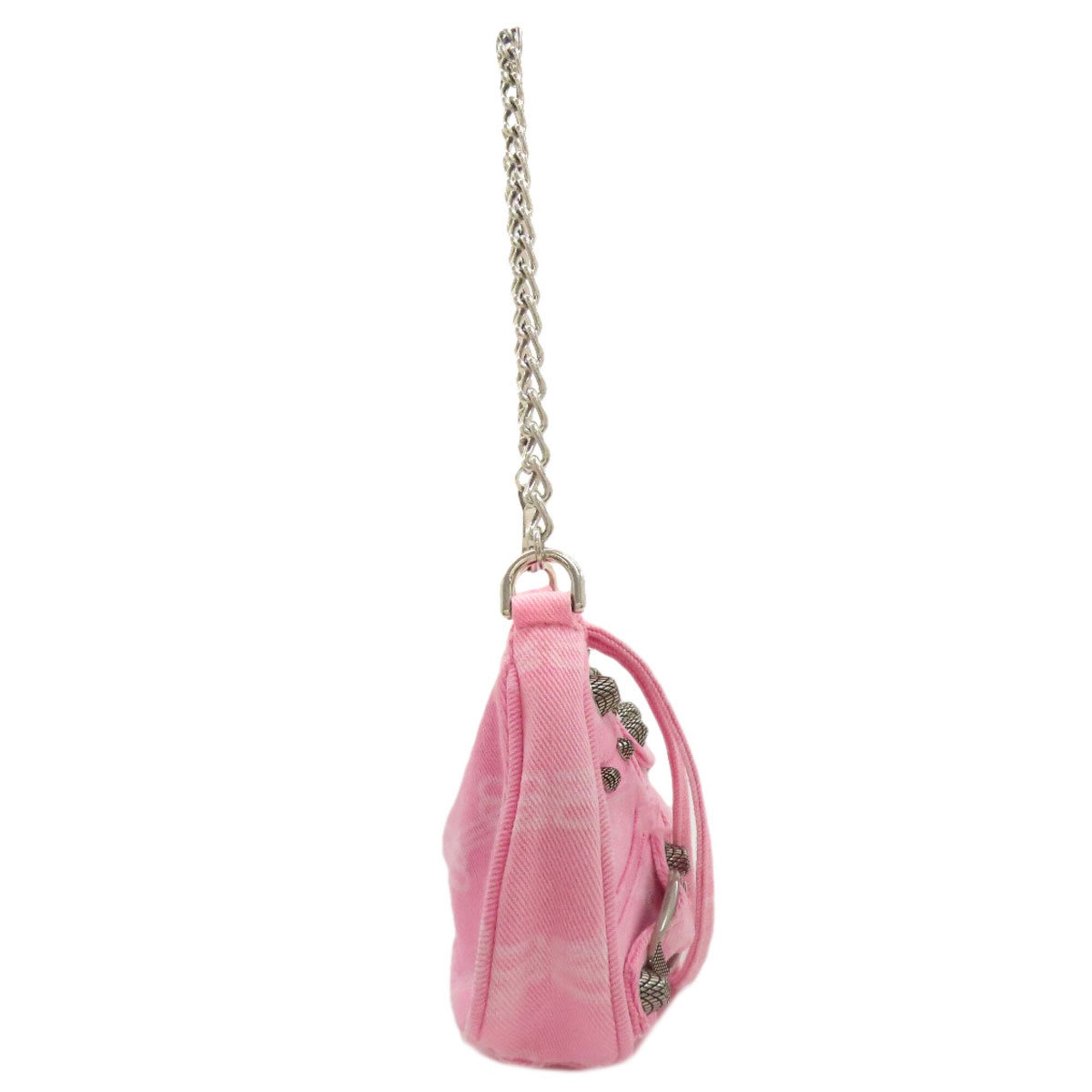 Balenciaga Pink Canvas Hand