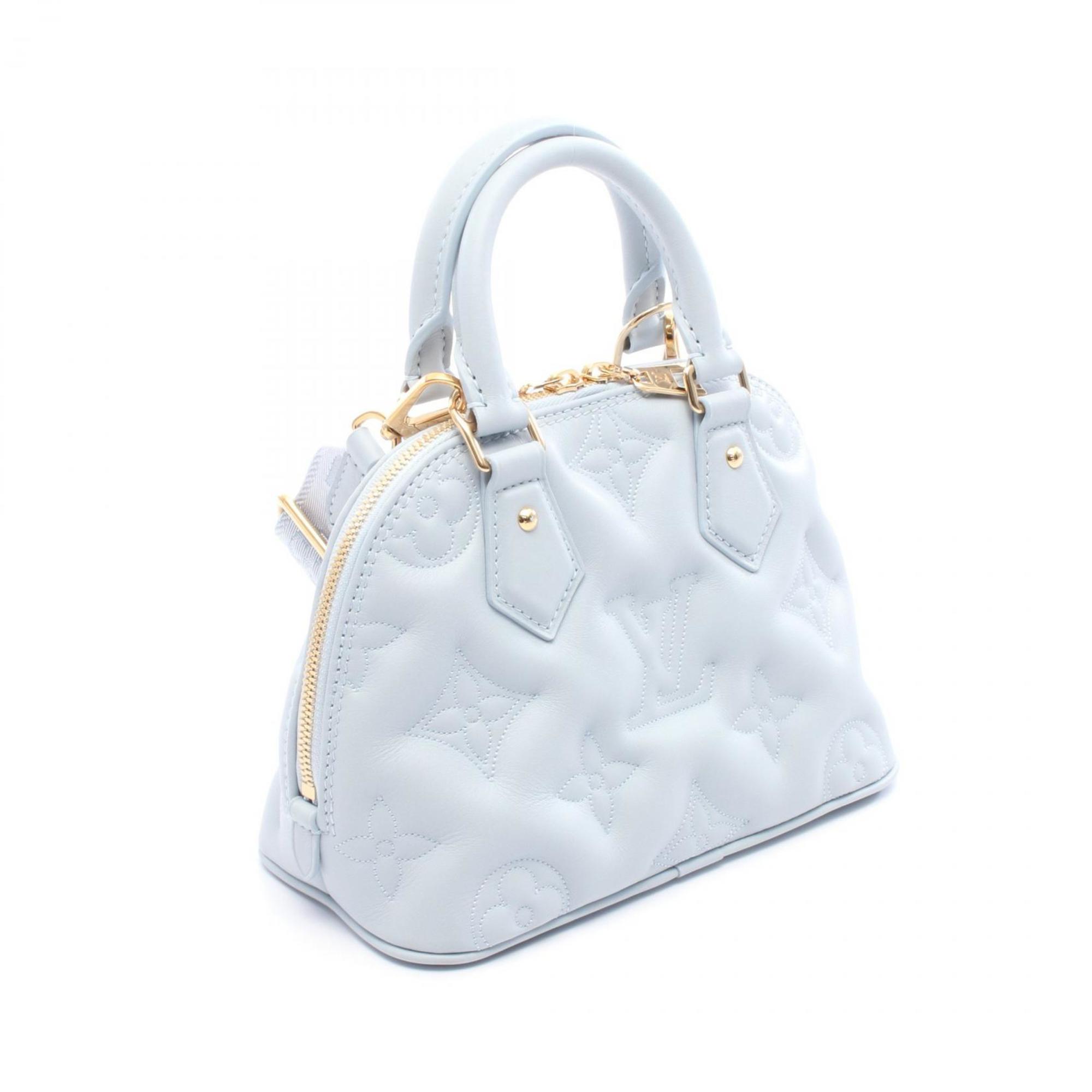 Louis Vuitton Blue Leather Handbag