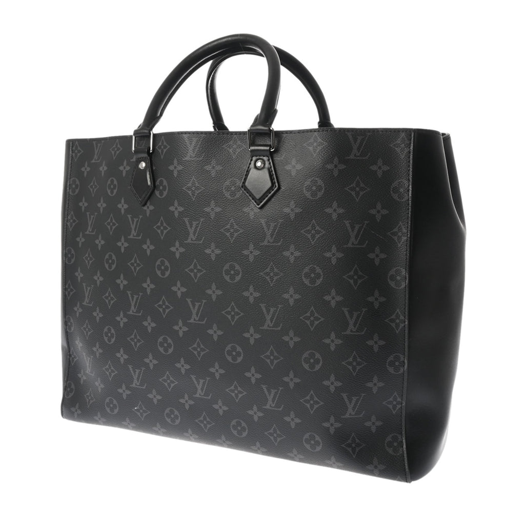 Louis Vuitton Black Gray Monogram Eclipse Monogram Eclipse Tote Bag