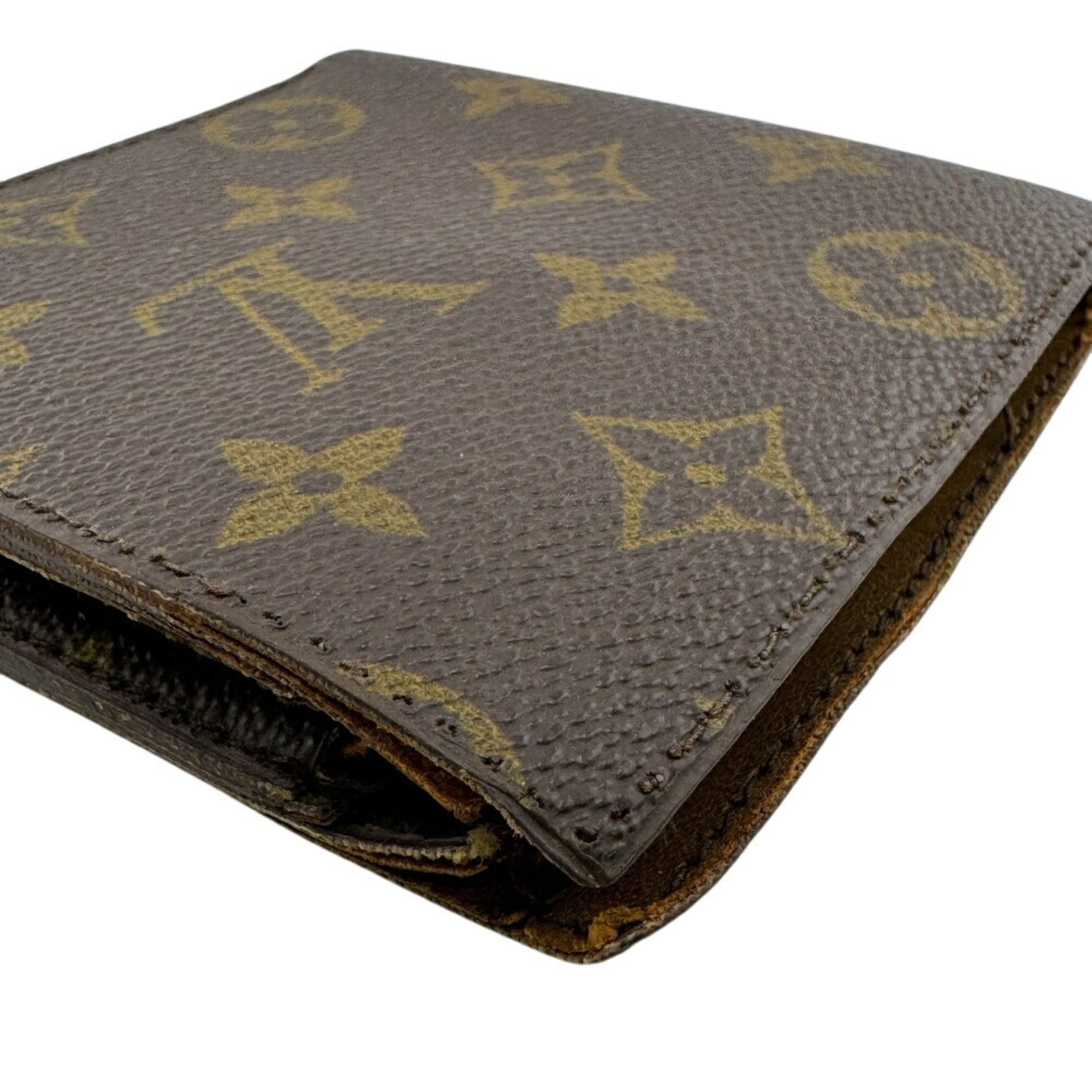 Louis Vuitton Brown Leather Wallet