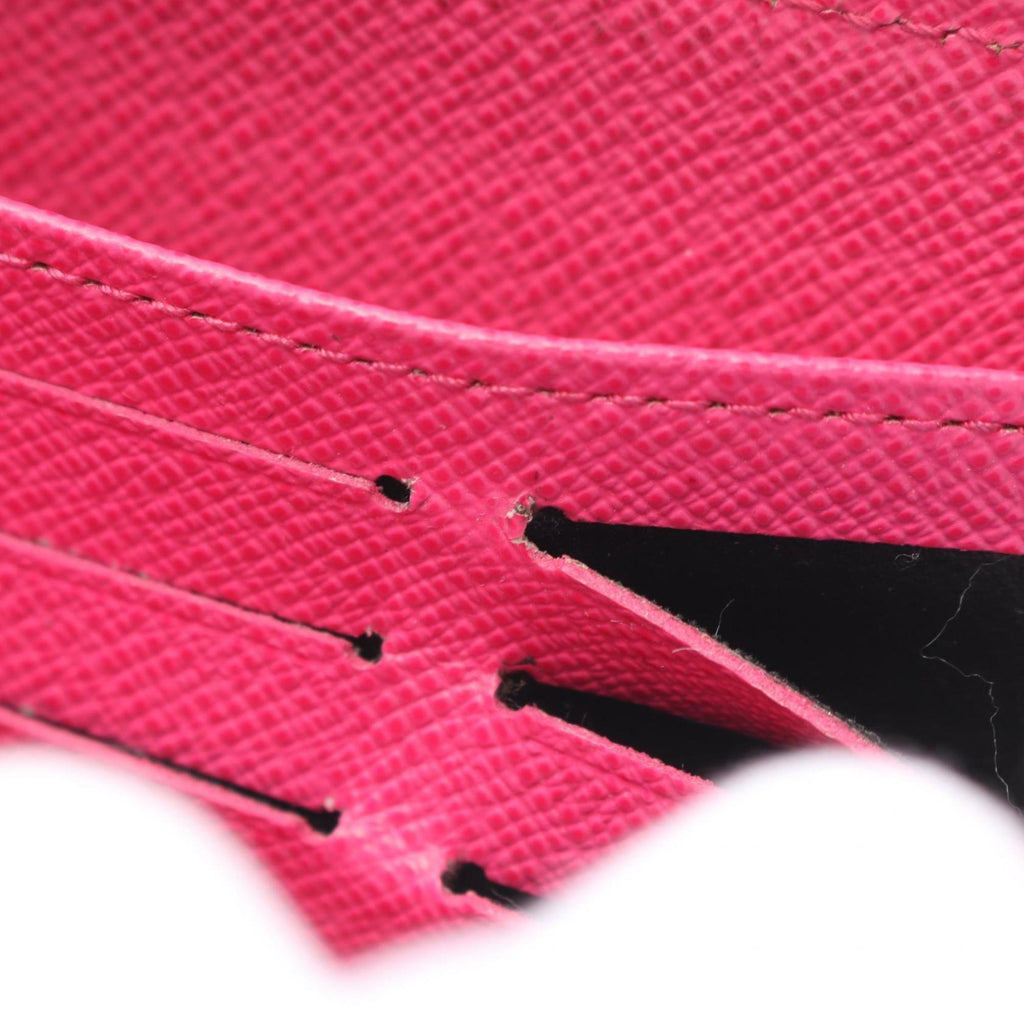 Louis Vuitton Epi Black Pink Epi Leather Long Wallet