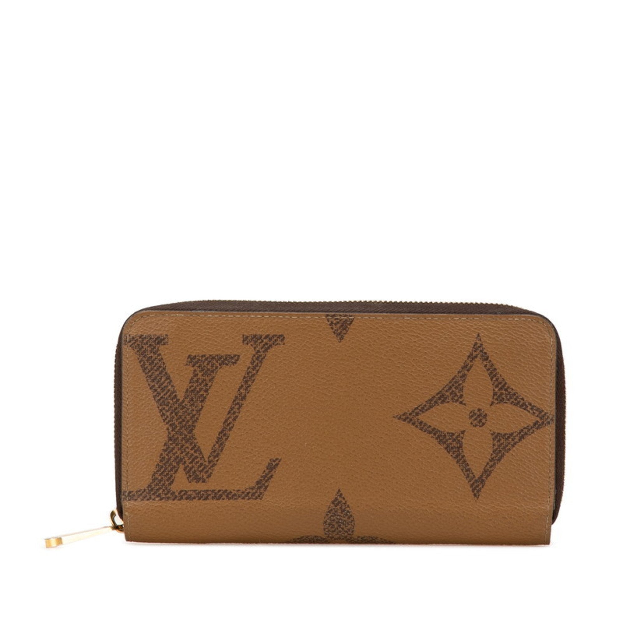 Louis Vuitton Brown Pvc Leather Long Wallet