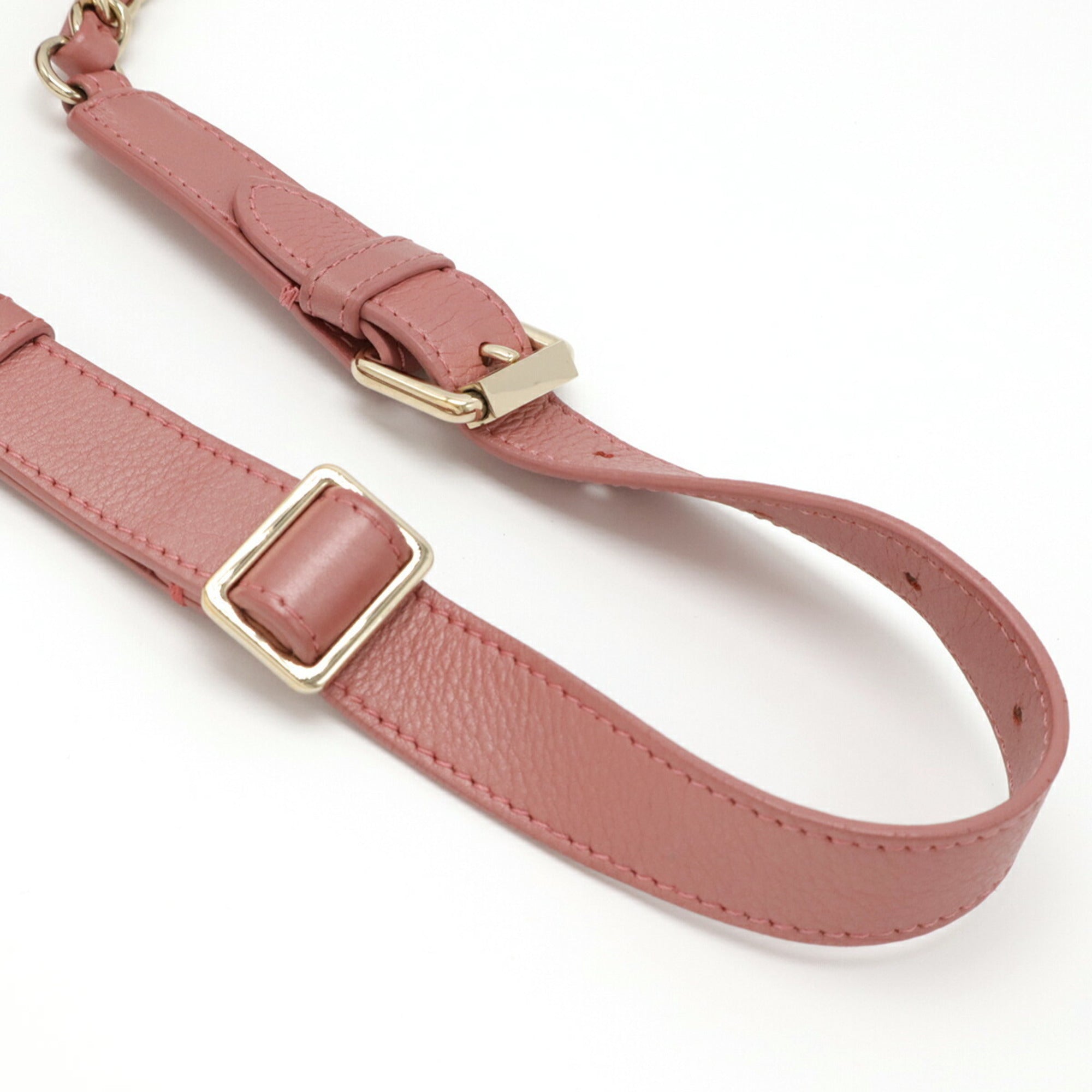 Chanel Matelasse Pink Leather Pouch Sling Bag
