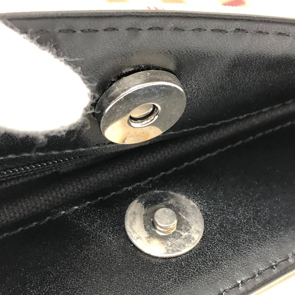 Burberry Beige Black Red Color Pvc Leather Handbag Tote Bag
