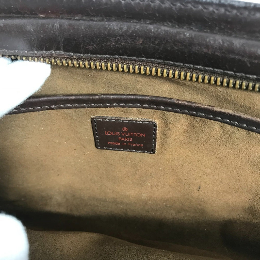 Louis Vuitton Brown Damier Canvas Ebene Damier Canvas Clutch Bag Pouch