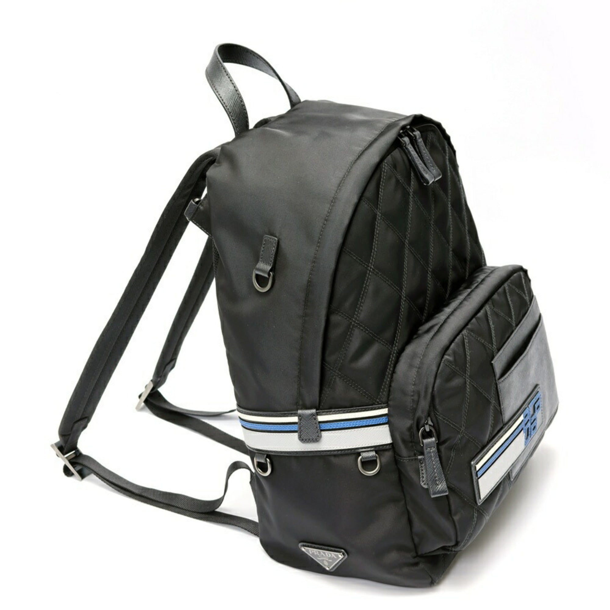 Prada Black Leather Backpack