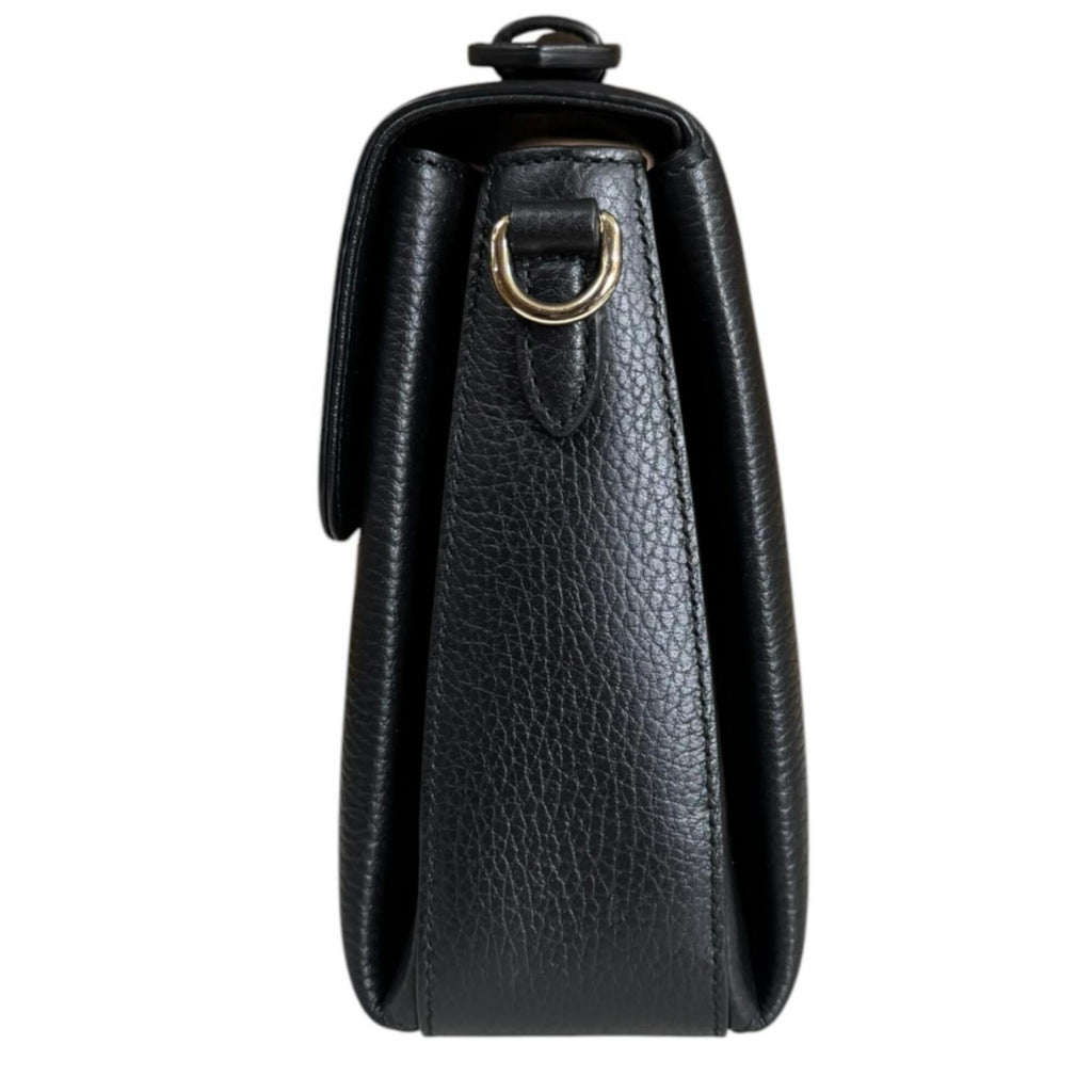 Gucci Black Leather Shoulder Bag (Pre-Owned)