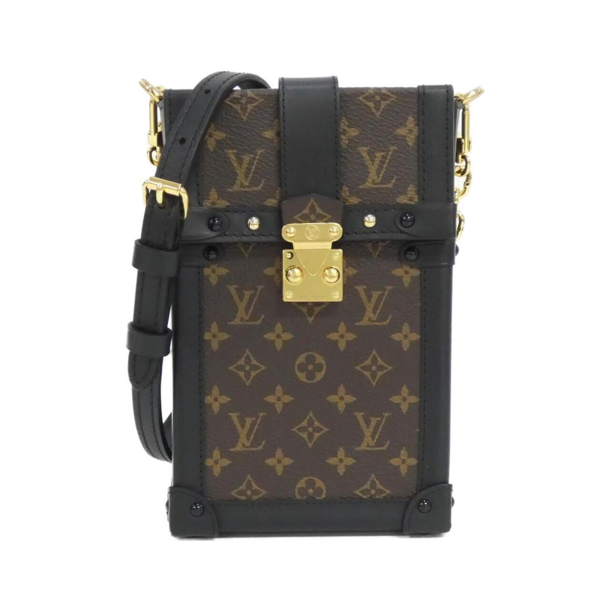 Louis Vuitton Monogram Marron Coated Canvas Pochette Shoulder Bag
